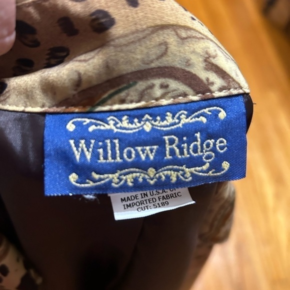 WILLOW RIDGE Women Size 24 Open Front Animal Print Elegant Lightweight Jacket - Picture 11 of 12